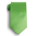 Lime Green Polyester Satin Tie
